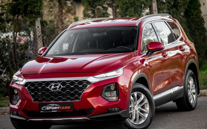 Hyundai Santa Fe cena 104900 przebieg: 17200, rok produkcji 2019 z Debrzno małe 596